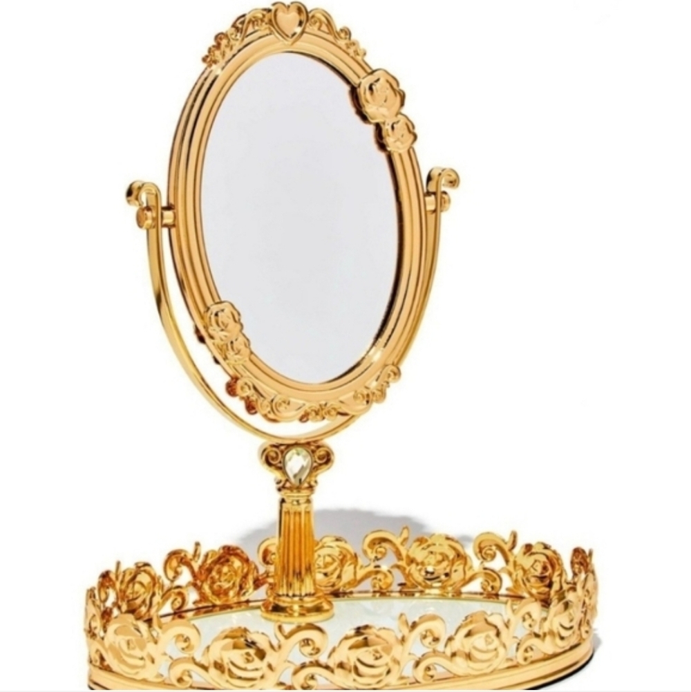 Bath & Body Works Gold Disney Belle Vanity Mirror